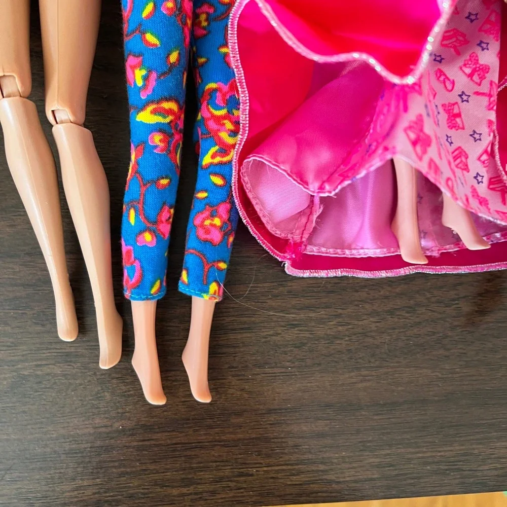 Mattel Barbie Doll Lot Assorted Outfits Parts and Repair Mixed Condition 10pc